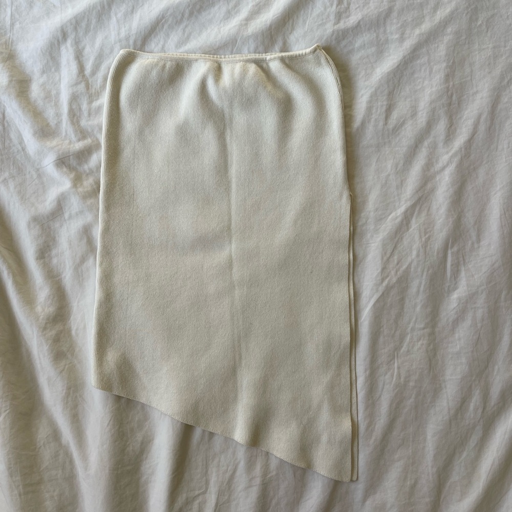 Viral Asymmetric Knit Tube Top